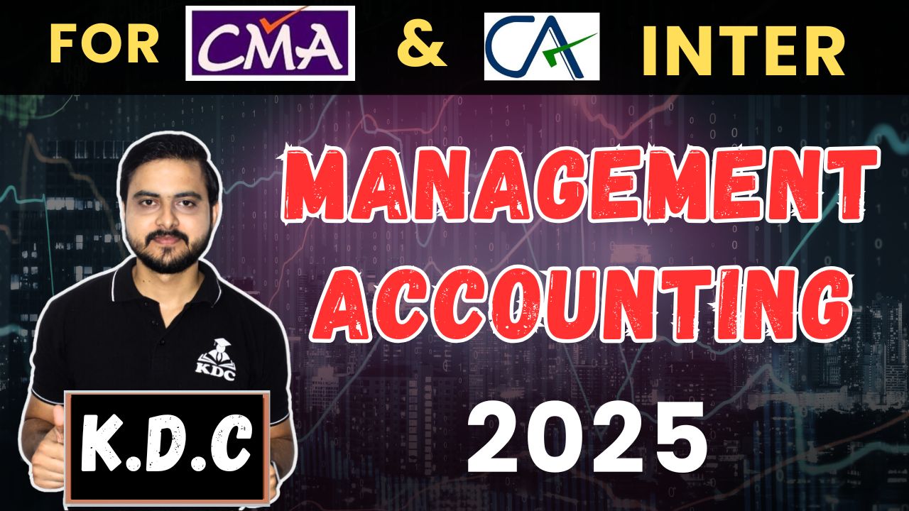 CMA Inter Group – 2 – Management Accounting – 2025