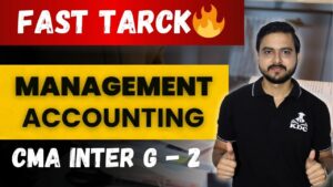 FastTrack Course- CA-CMA Management Accounting - 2025-2026
