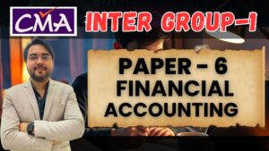 Financial Accounting - CMA Inter (Group-1) 2025